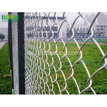 Preiswerter galvanisierter Stahlgarten PVC-Kettenglied-Zaun